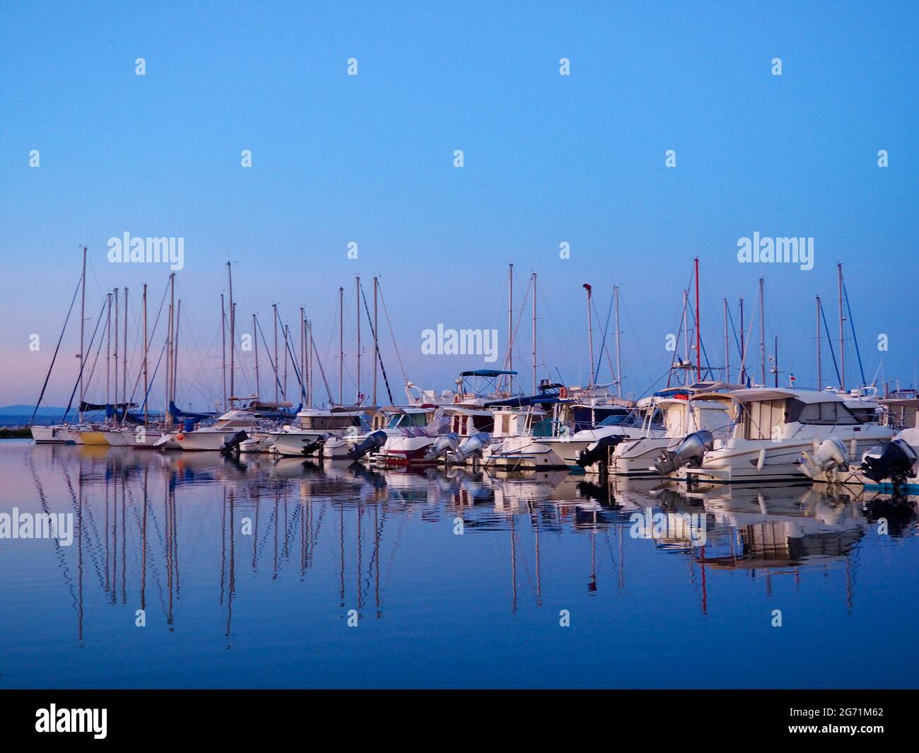 Port de Martigues, une petite commune au sud d cela France dans la région PACA Stock Photo