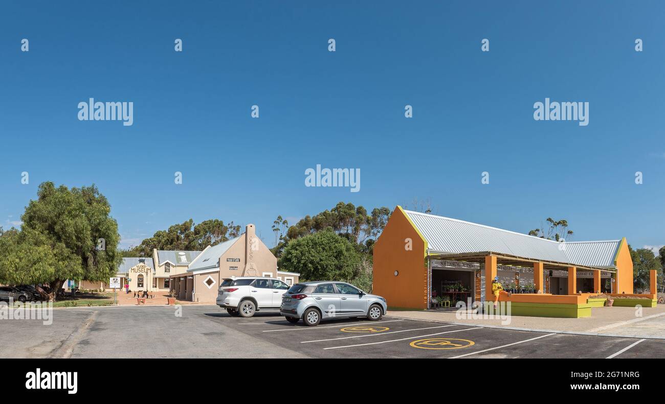 LAINGSBURG, SOUTH AFRICA APRIL 20, 2021 A panoramic view of the