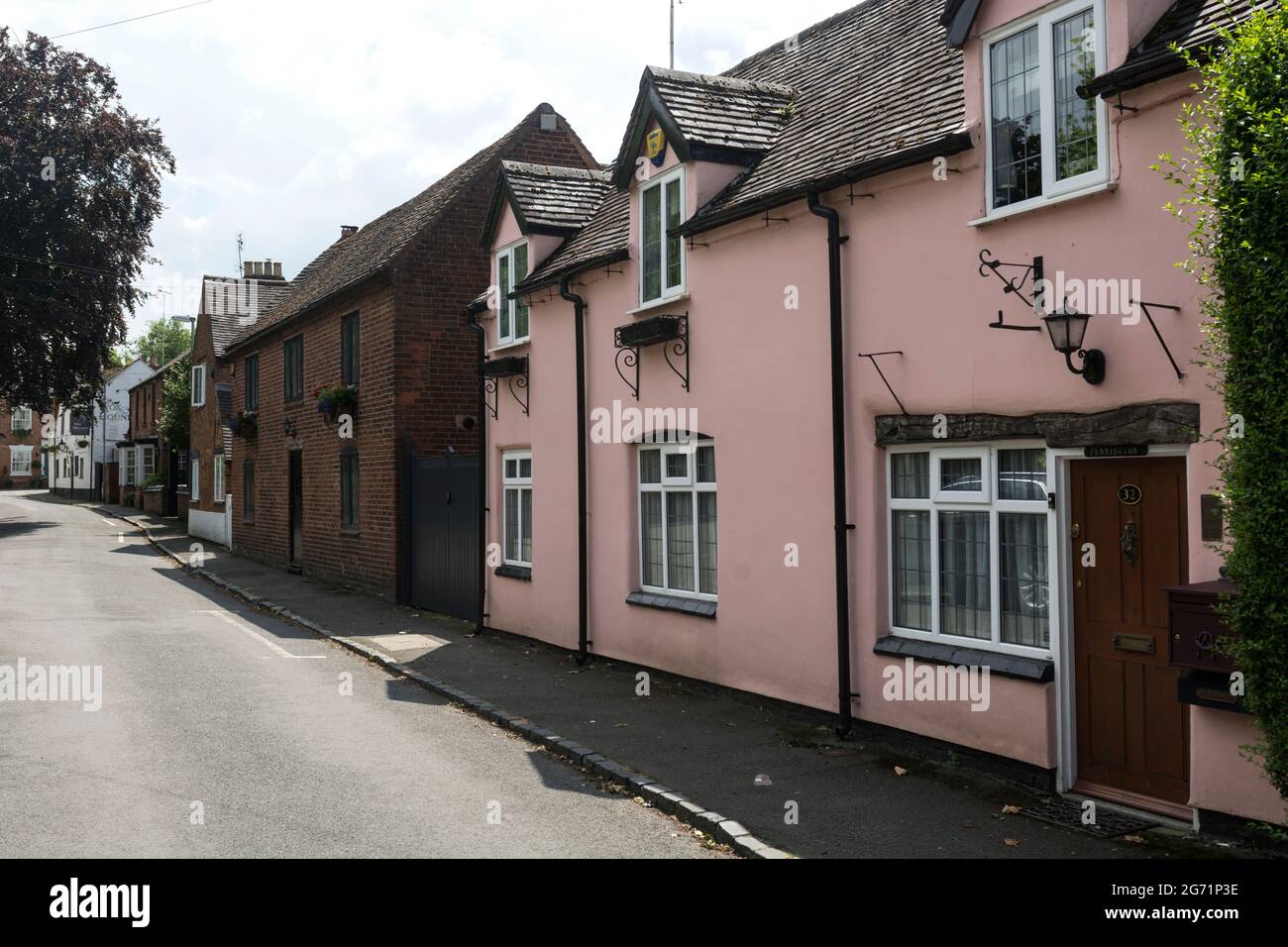 Main Street, Shenstone, Staffordshire, England, UK Stock Photo Alamy