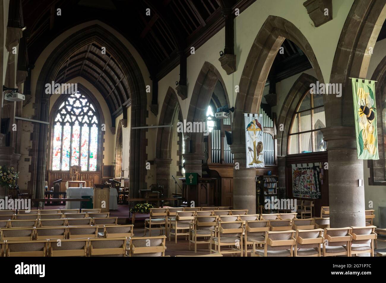 St. John the Baptist Church, Shenstone, Staffordshire, England, UK