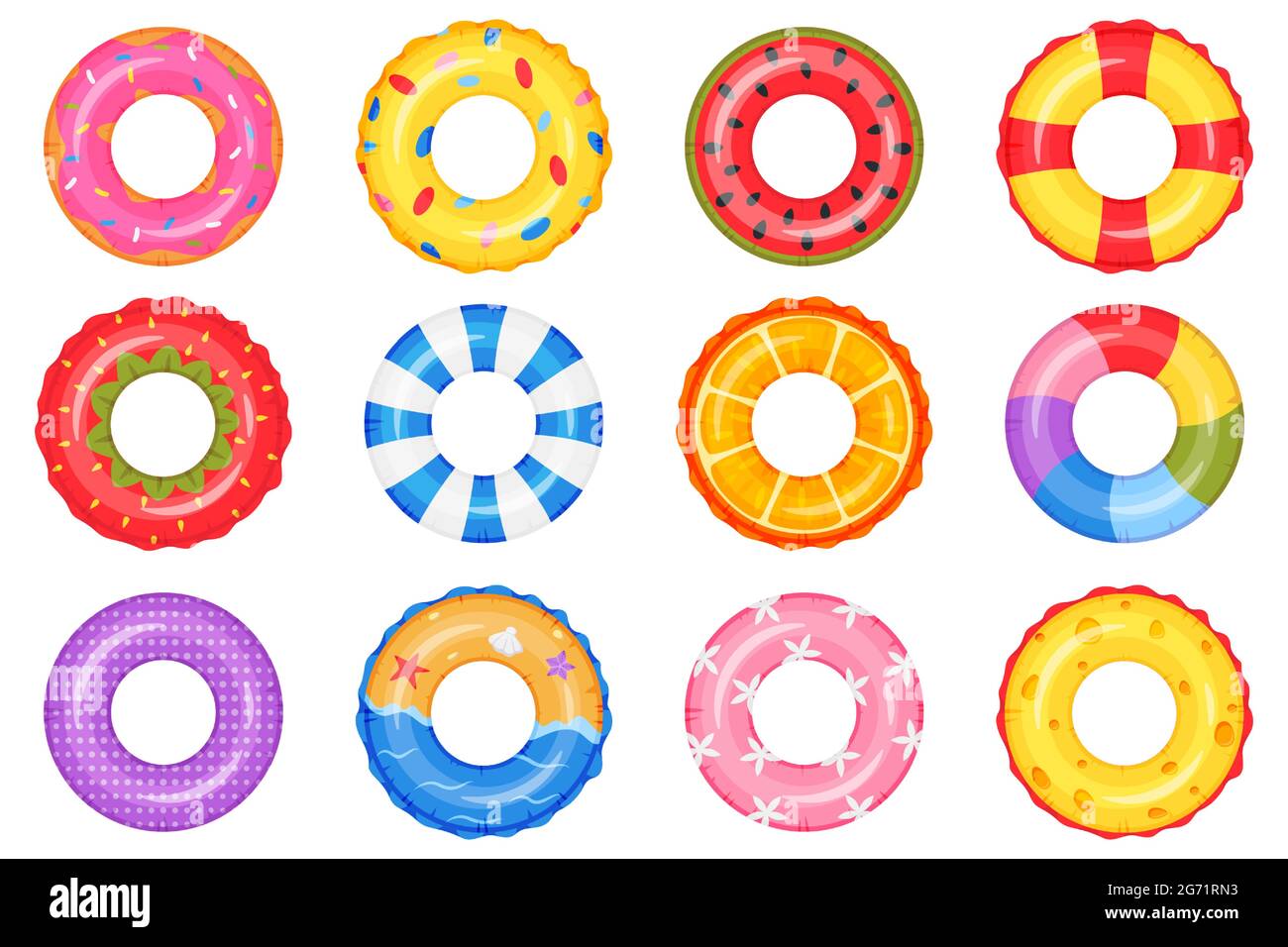 Round swimming pool top view Cut Out Stock Images & Pictures - Alamy
