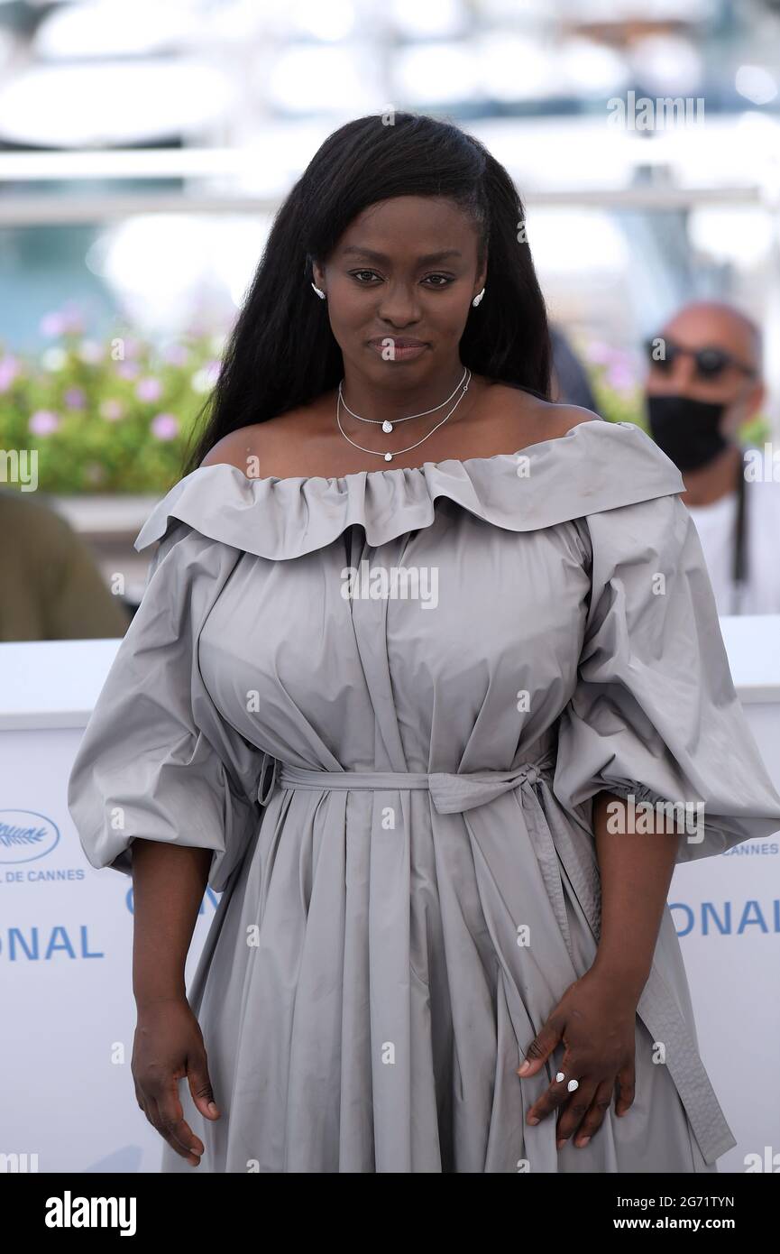 Cannes, France. 10th July, 2021. 74th Cannes Film Festival 2021, Photocall film : 'Marcher Sur L'Eau'- Pictured: Aissa Maiga Credit: Independent Photo Agency/Alamy Live News Stock Photo