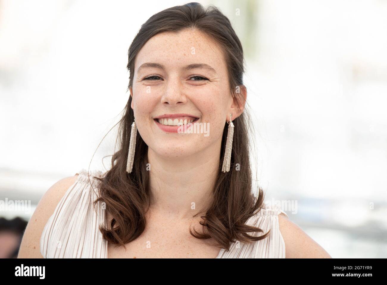 Cannes, France. 10th July, 2021. Louise Chevillotte attends the