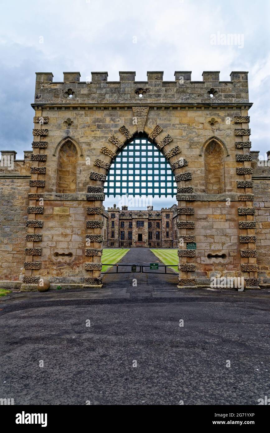 Entrance Gate Of Ford Castle Etal BerwickuponTweed, County of