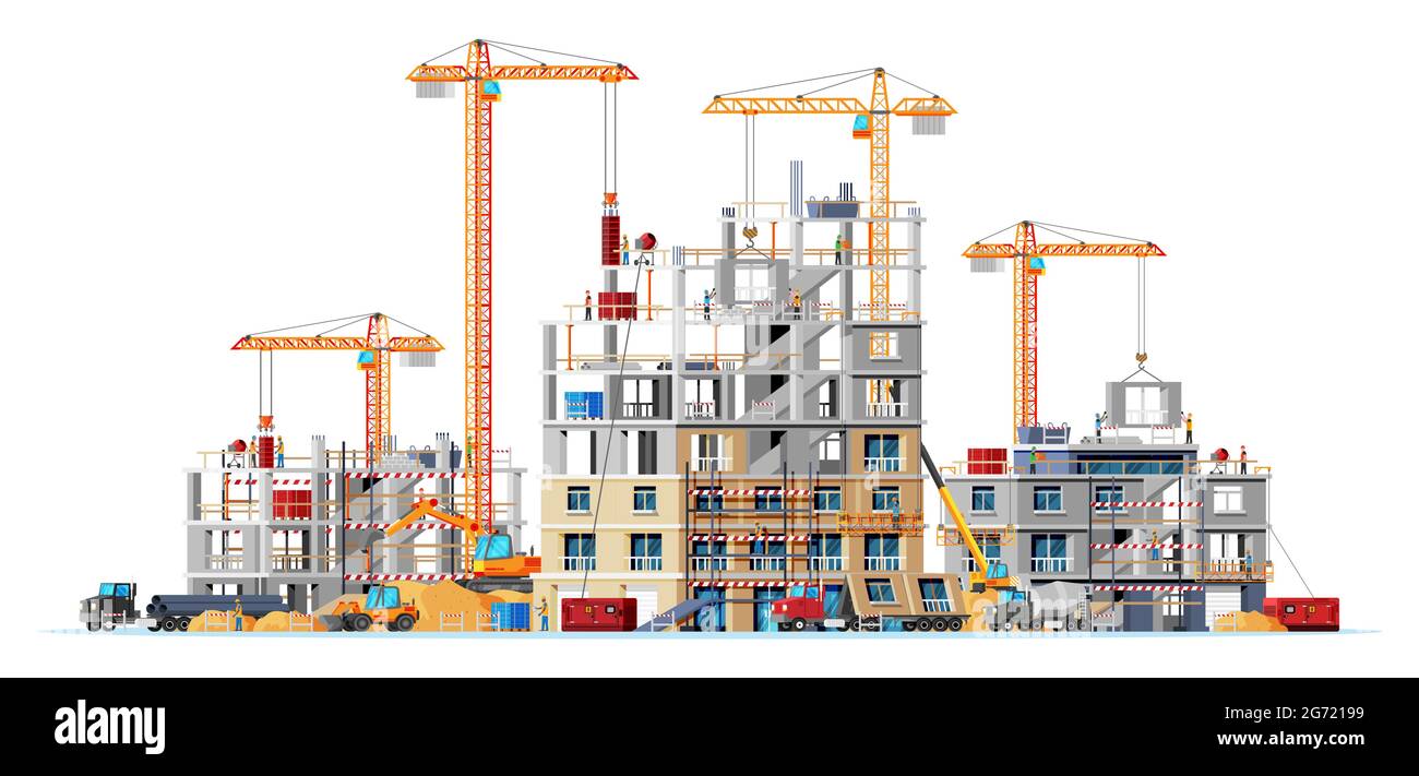 Construction Site Banner Stock Vector Image & Art - Alamy