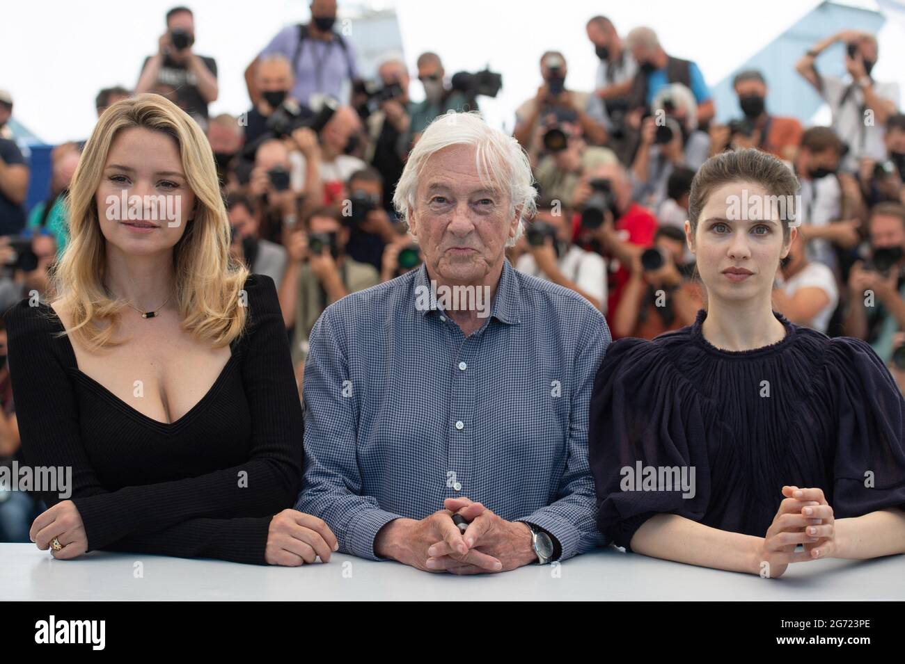 Cannes Germany Th July Daphne Patakia Paul Verhoeven And Virginie Efira Attending