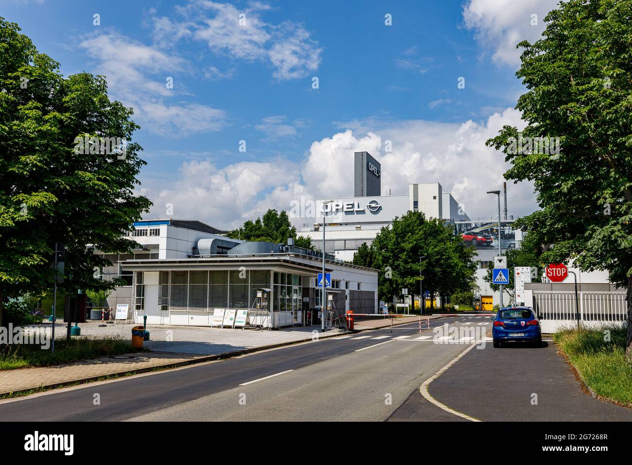 The Opel Car factory at Eisenach in Thuringia in Germany Stock Photo