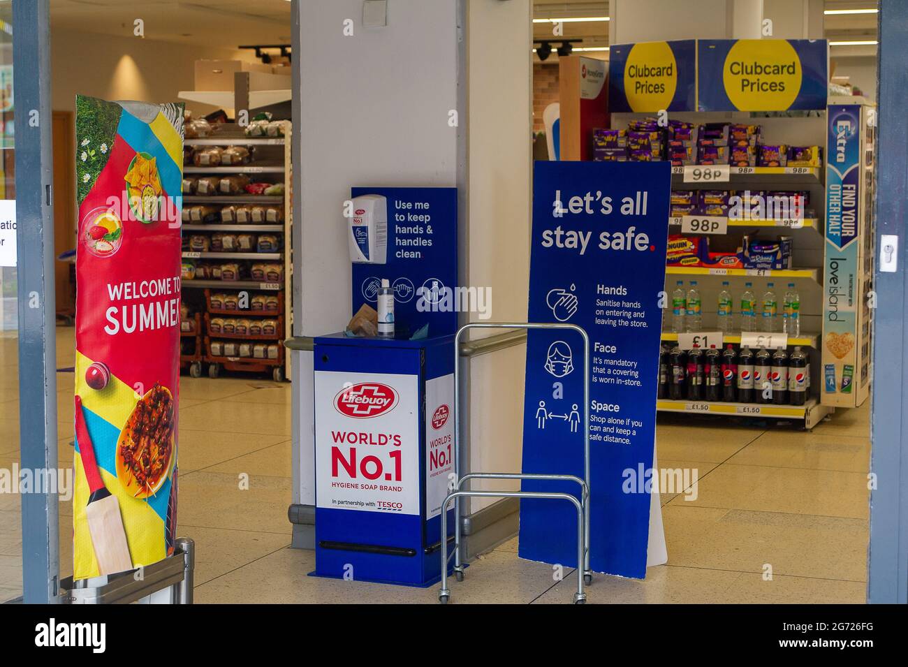 Uxbridge, London Borough of Hillingdon, 9th July, 2021. Covid19