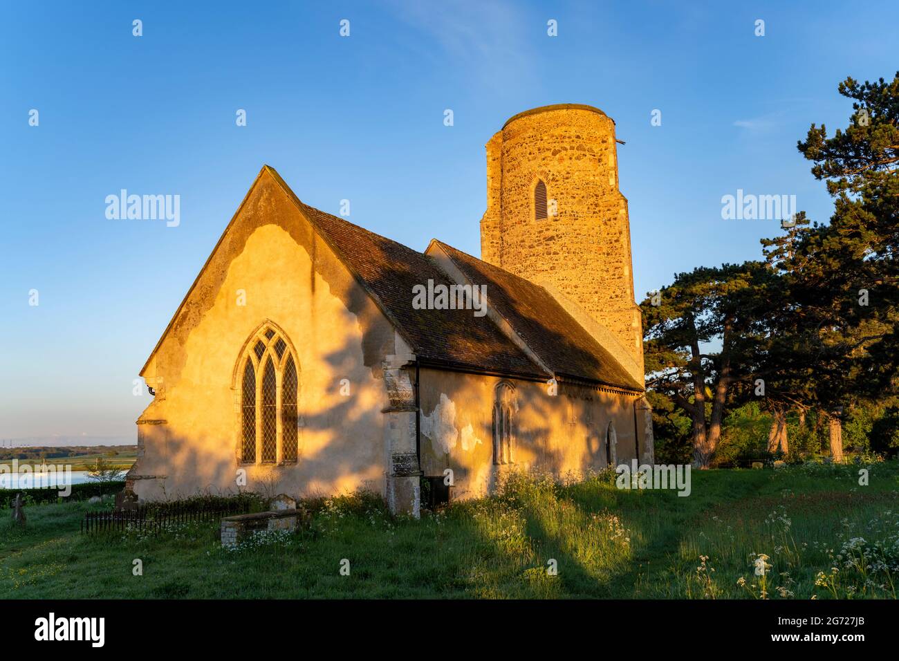 Ramsholt church Suffolk England Stock Photo