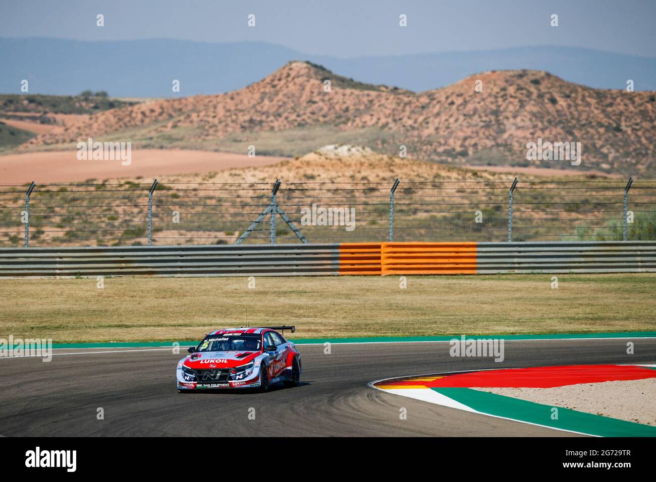 Alcaniz, Spain. 10th July, 2021. 05 during the 2021 FIA WTCR Race of Spain, 3rd round of the 2021 FIA World Touring Car Cup, on the Ciudad del Motor de Aragon, from July 10 to 11, 2021 in Alcaniz, Spain - Photo Florent Gooden / DPPI Credit: Independent Photo Agency/Alamy Live News Stock Photo