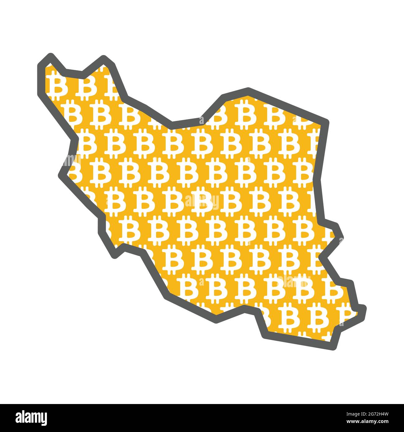Iran country map with bitcoin crypto currency logo Stock Vector Image & Art  - Alamy