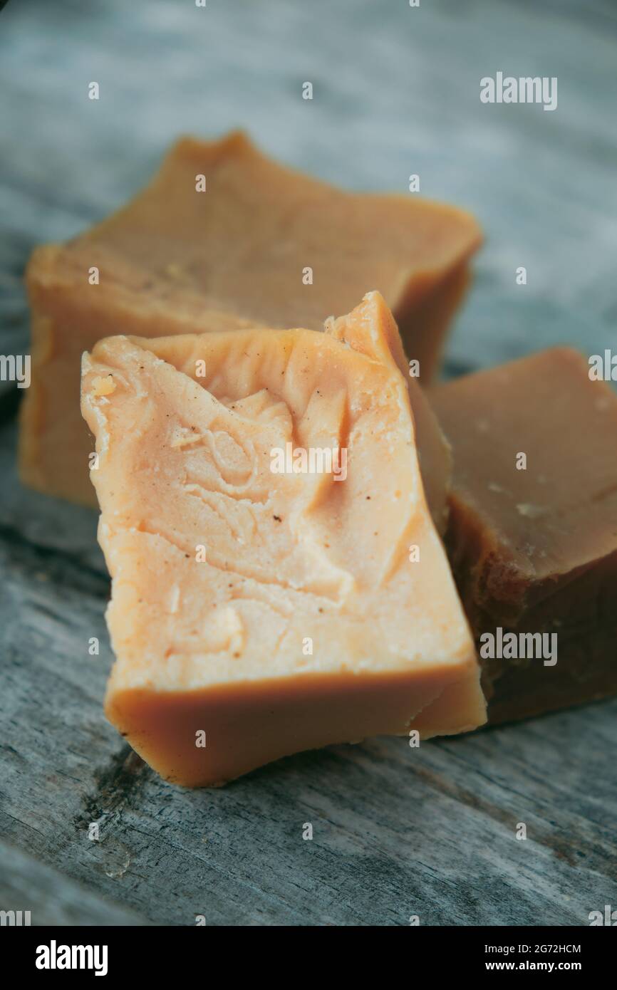 Traditional handmade soap from the village of Marquèze in the south of