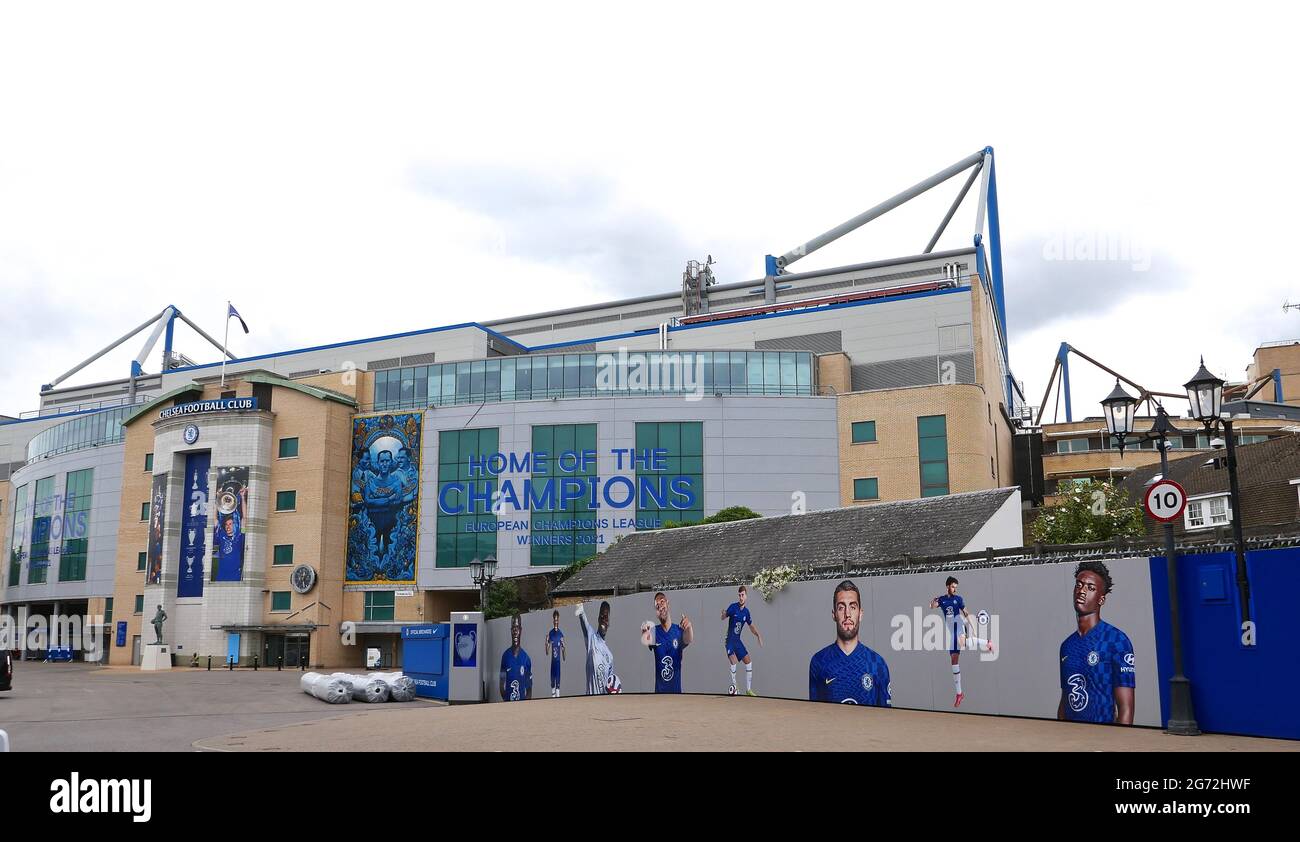 The History of Stamford Bridge Stamford Bridge is the home of Chelsea Football Club, but it hasn't always been that way and the site has quite a history.  The name 'Stamford Bridge' is one of great significance in English history, being the site in Yorkshire of one the most famous battles of King Harold's reign in 1066 against the Vikings. However it is believed that this is not connected to the naming of the stadium which came about less because of historical significance and more to do with it's geography, local landmarks and a fair degree of chance. Stock Photo