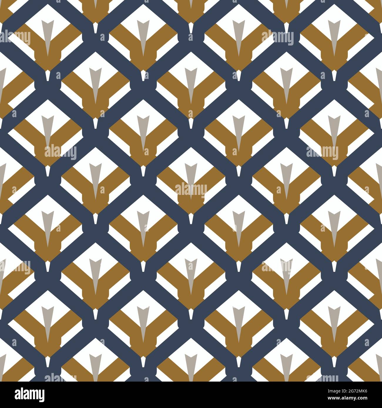 Masculine geometric chevron seamless pattern. Classic retro geo shape