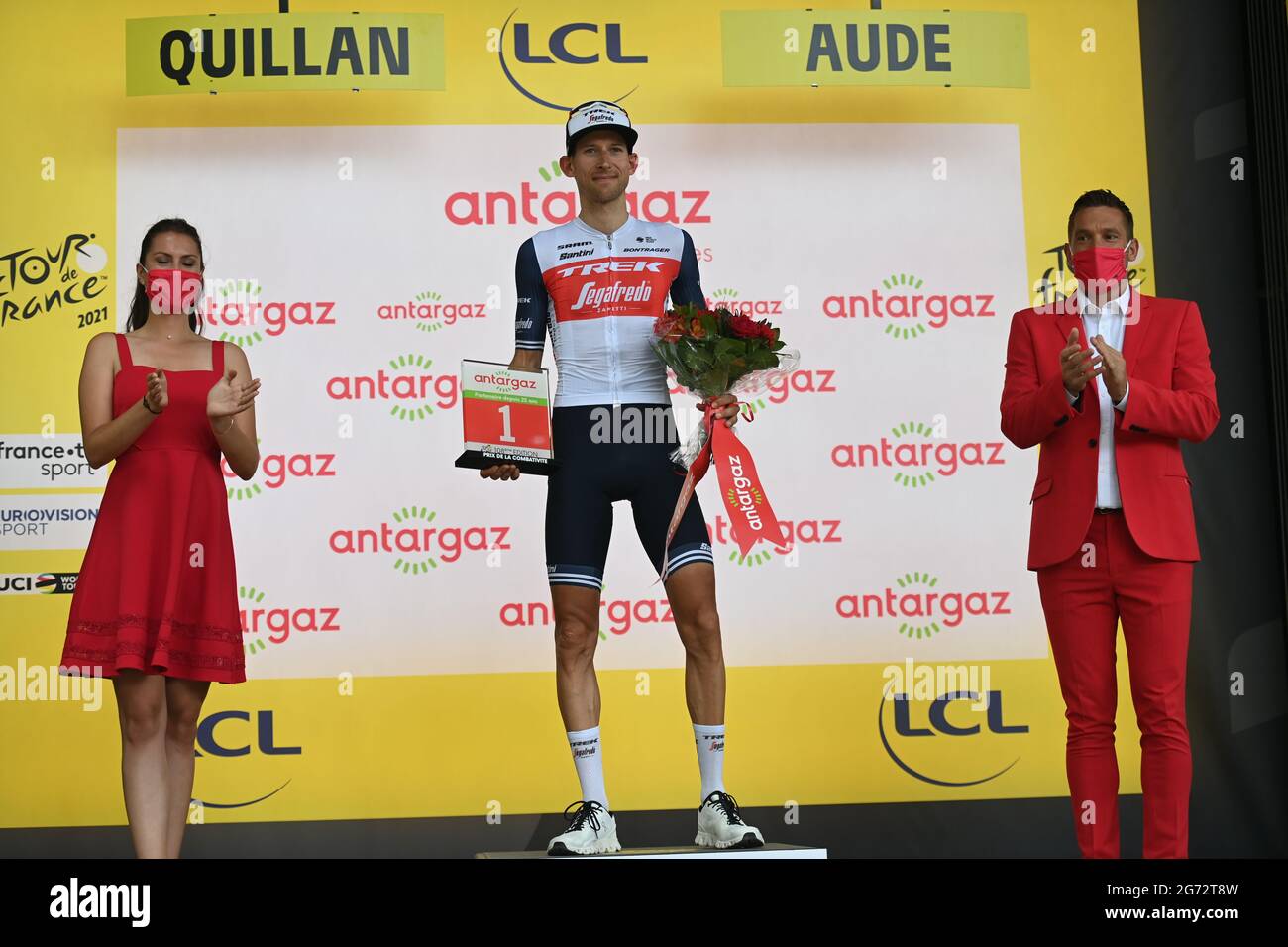 MOLLEMA Bauke (NED) of TREK SEGAFREDO wins stage 14 and takes the