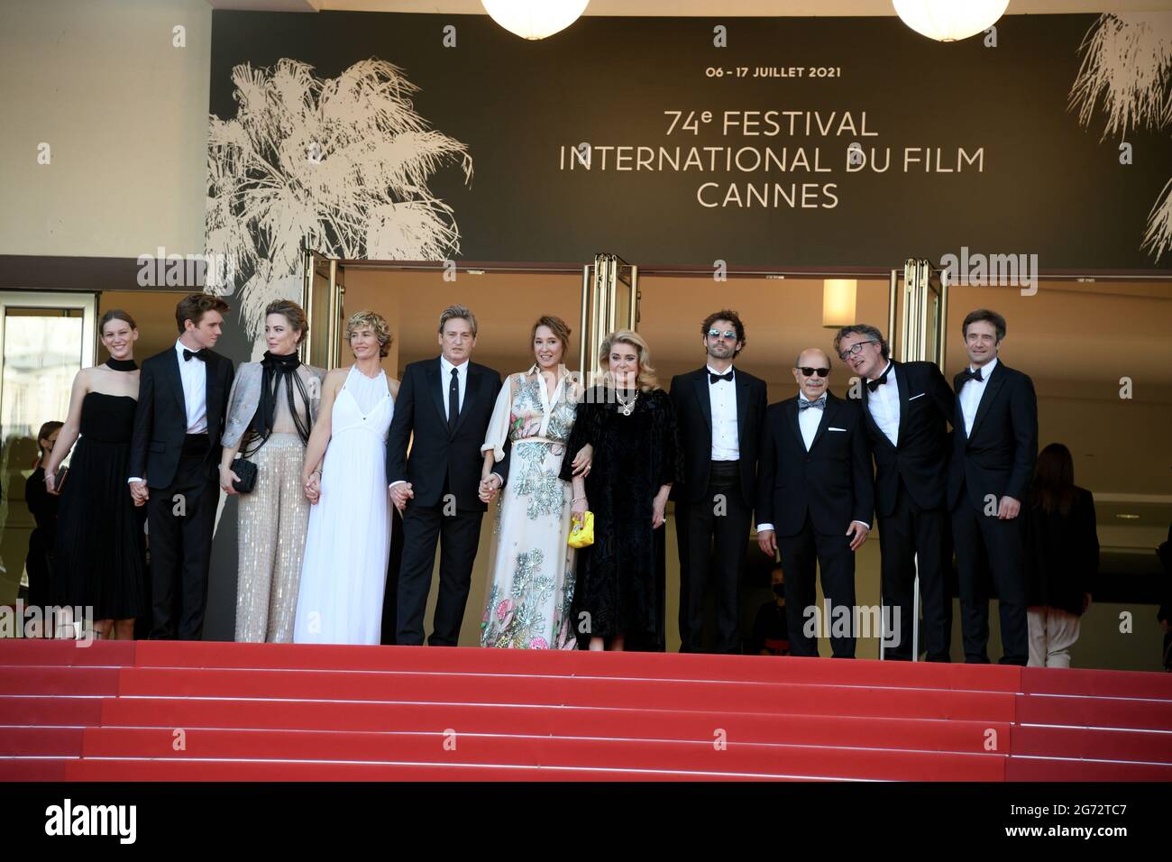 Cannes france 10th july 2021 74th cannes film festival red carpet