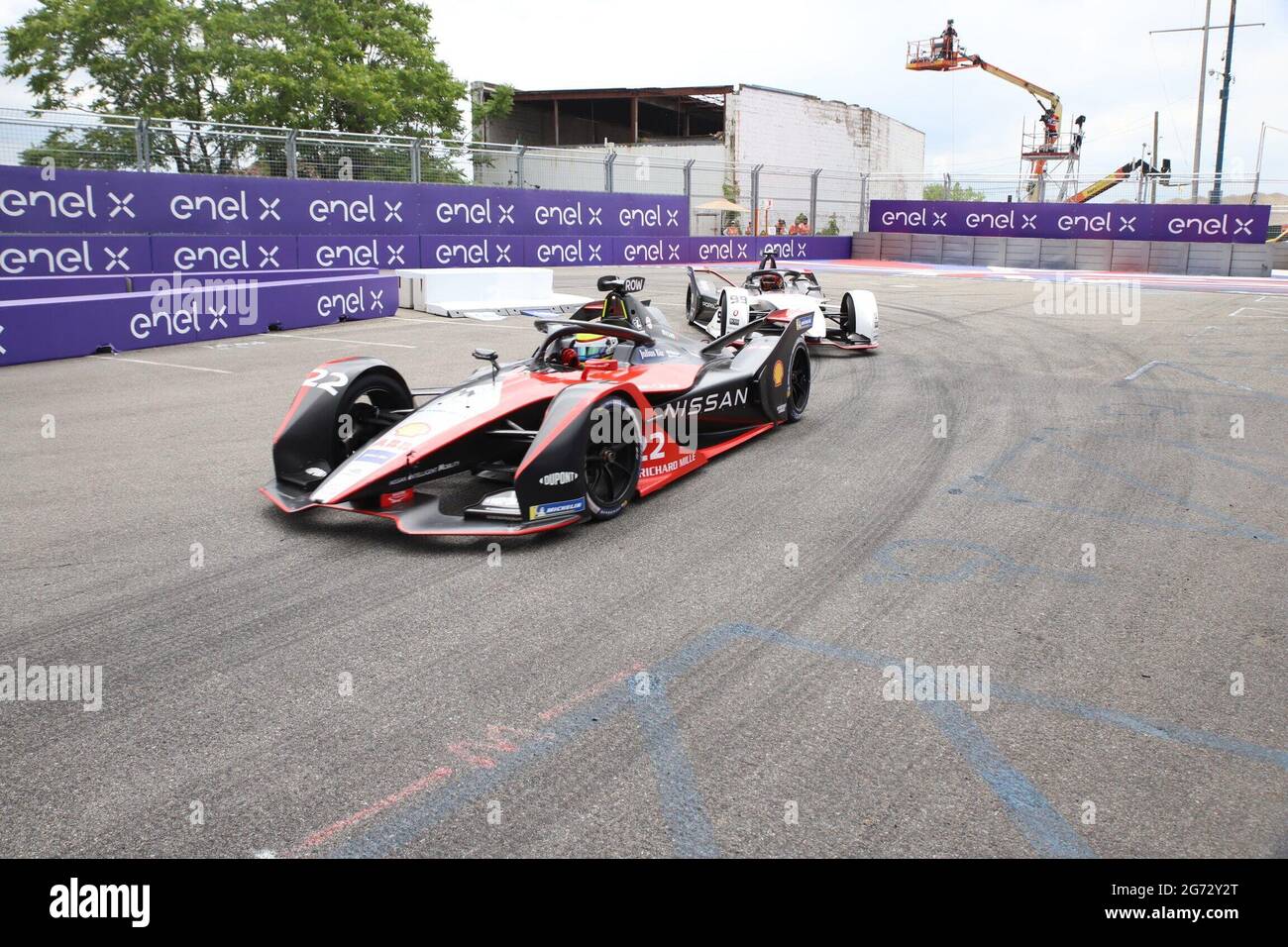 July 10, 2021, Brooklyn, USA: (NEW) Season 7, ABB New York City Formula E-Prix World Championship. July 10, 2021, Brooklyn, New York, USA: The Season 7, ABB New York City E-Prix taking place in Brooklyn, from the 10 to 11 of July with many drivers after last yearÃ¢â‚¬â„¢s absence because of COVID-19. Formula E World Championship, is a single-seater motorsport championship for electric cars. The series was conceived in 2011 in Paris by FIA president Jean Todt and Spanish businessman Alejandro Agag, who is also the current chairman of Formula E Holdings. Credit: Jose Francisco/Thenews2 (Credit Stock Photo