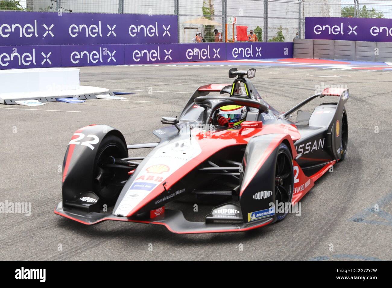 July 10, 2021, Brooklyn, USA: (NEW) Season 7, ABB New York City Formula E-Prix World Championship. July 10, 2021, Brooklyn, New York, USA: The Season 7, ABB New York City E-Prix taking place in Brooklyn, from the 10 to 11 of July with many drivers after last yearÃ¢â‚¬â„¢s absence because of COVID-19. Formula E World Championship, is a single-seater motorsport championship for electric cars. The series was conceived in 2011 in Paris by FIA president Jean Todt and Spanish businessman Alejandro Agag, who is also the current chairman of Formula E Holdings. Credit: Jose Francisco/Thenews2 (Credit Stock Photo