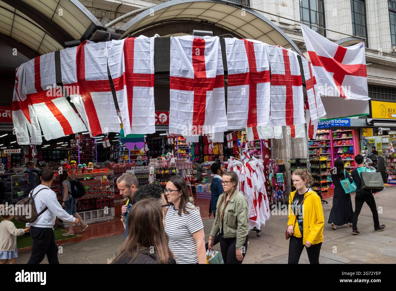 England flags euro 2021 final wembley hires stock photography and