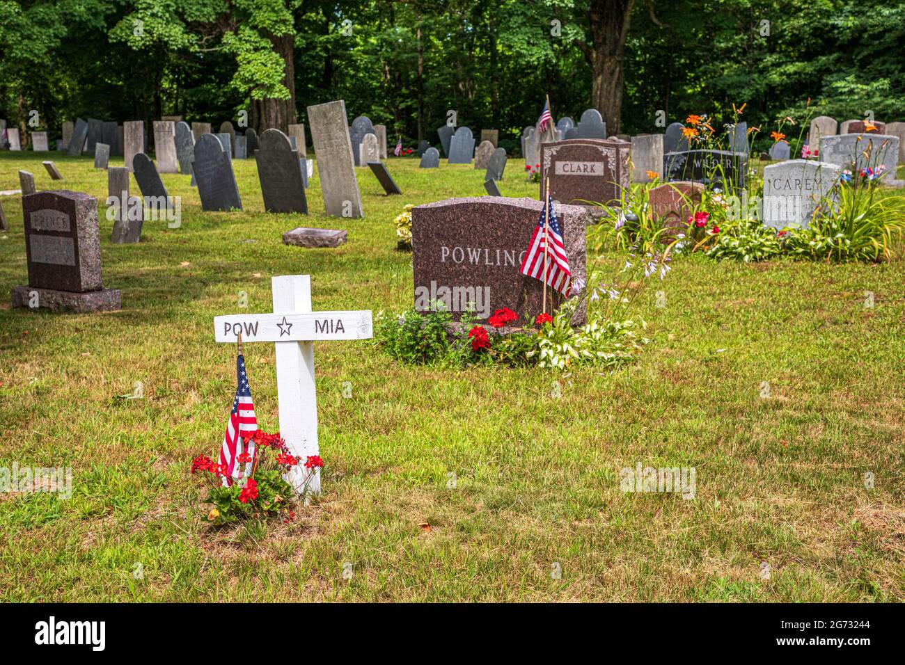 Wendell center cemetery hires stock photography and images Alamy