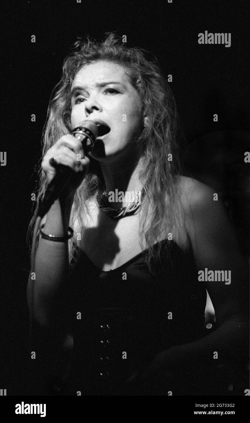 Caprice Fox, New York Voices, Ronnie Scott&#x2019;s Jazz Club, Soho, London, 9.89. Stock Photo