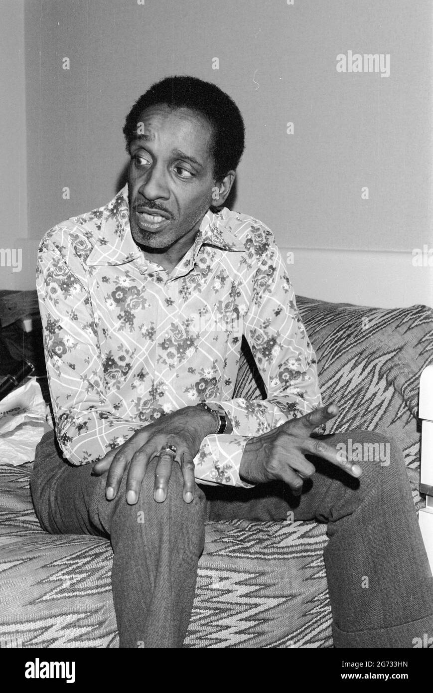 Milt Jackson, London, 1975. Stock Photo