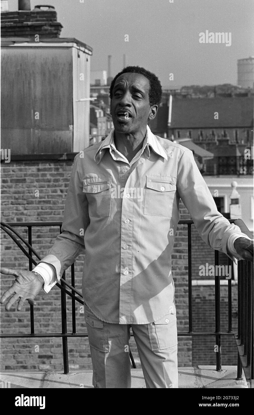 Milt Jackson, London, 1978. Stock Photo