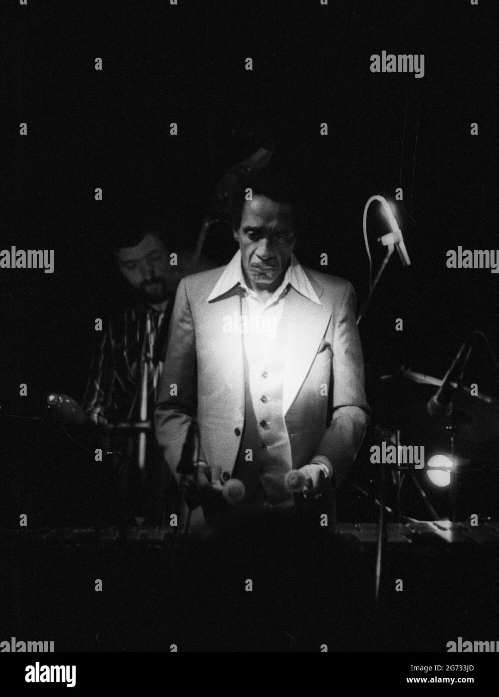 Milt Jackson, Ronnie Scott&#x2019;s, Soho, London, 8/79. Stock Photo