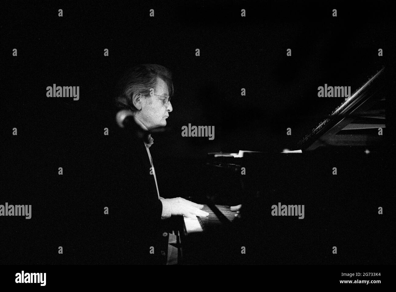 Stan Tracey, Pizza on the Park, London, 2/2000. Stock Photo