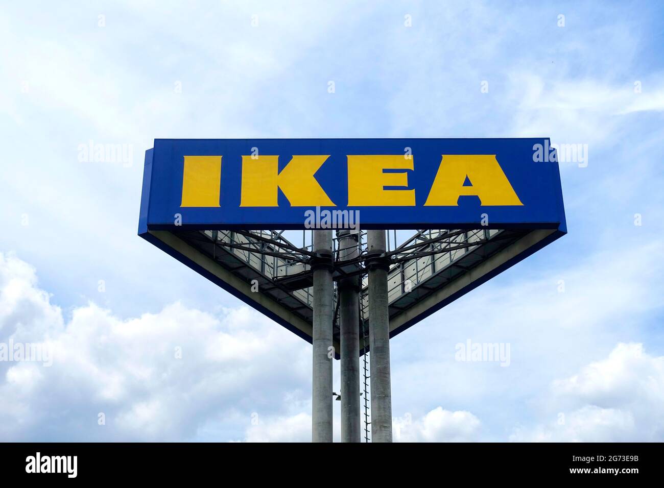Ikea sign, Berlin, Germany Stock Photo Alamy