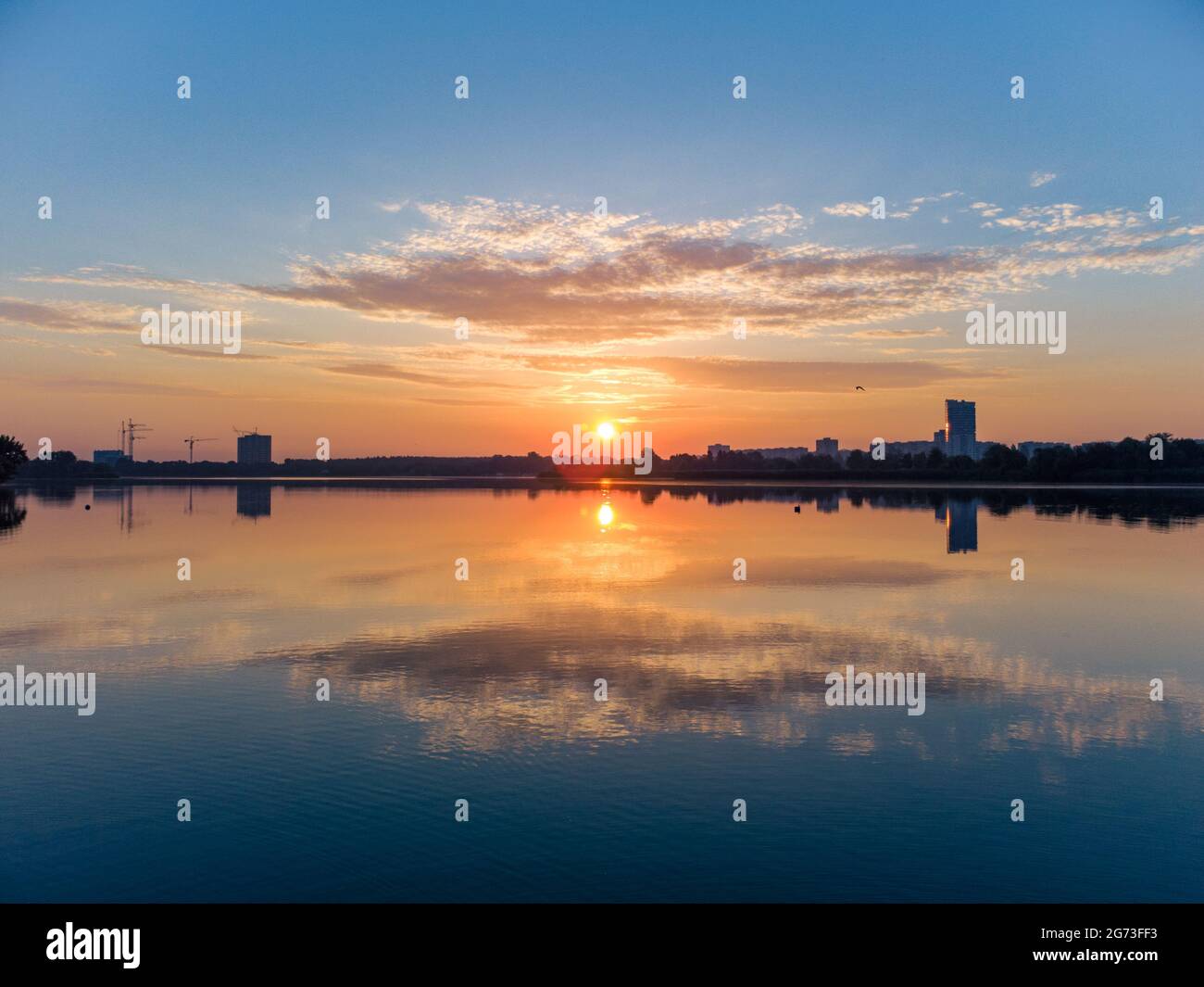Aerial morning view kharkiv hi-res stock photography and images - Alamy