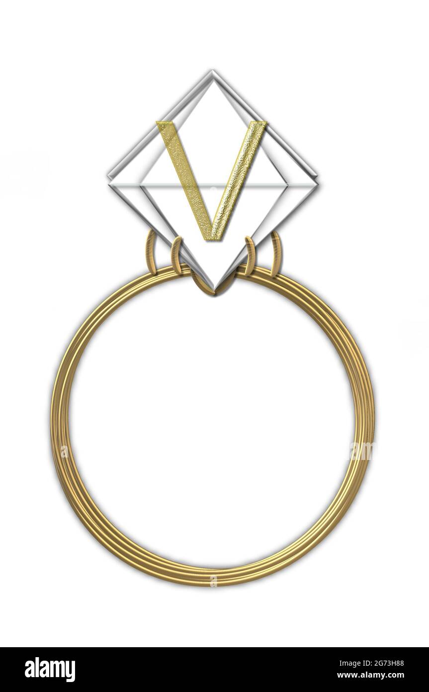 PC Jeweller The N Alphabet Diamond Ring (Ring Size: 10) : Amazon.in:  Jewellery