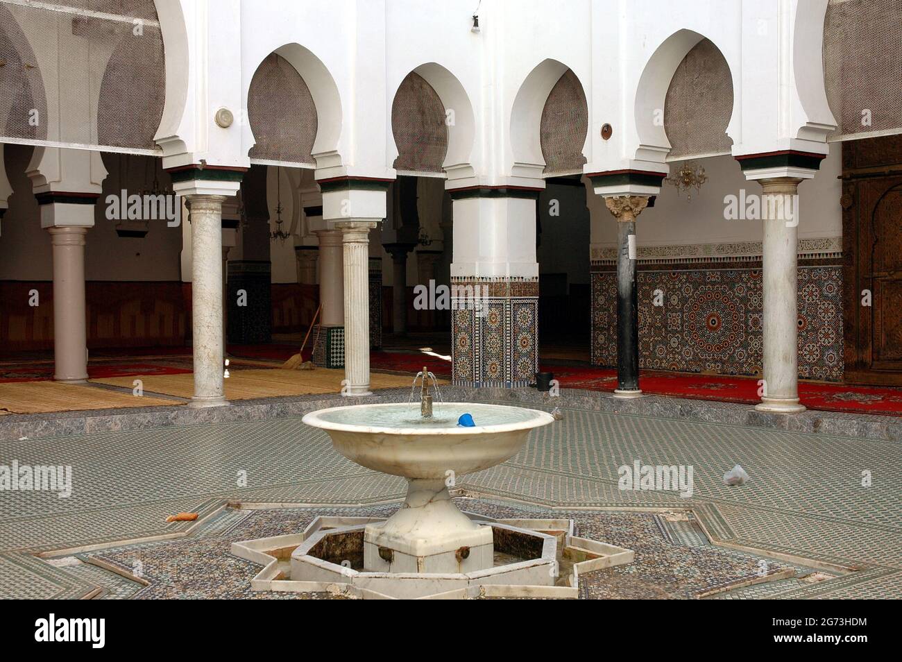 Interior of old Kasbah or Ksar (fortification of old town) in Morocco ...