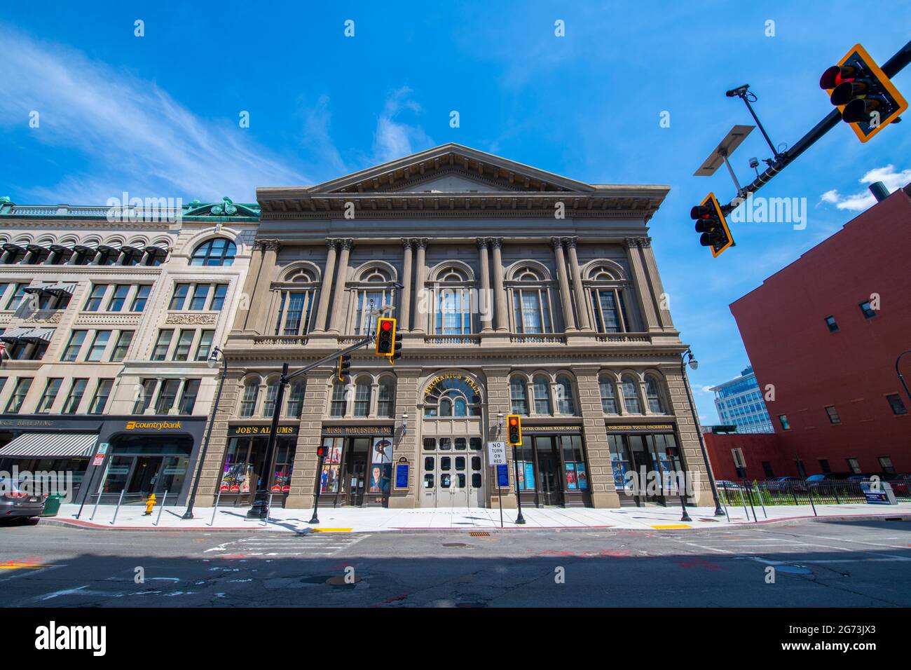 Mechanics Hall is a concert hall built in 1857at 321 Main Street at