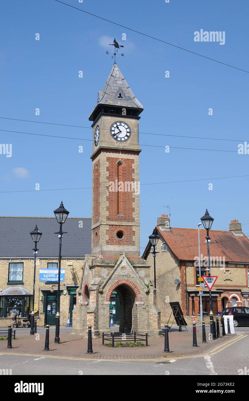 Clock Tower, Warboys, Cambridgeshire Stock Photo Alamy