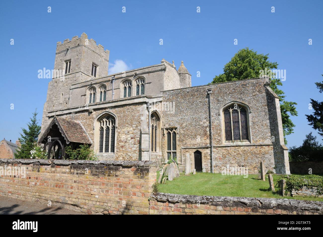 St John the Baptist Church, Wistow, Cambridgeshire Stock Photo Alamy