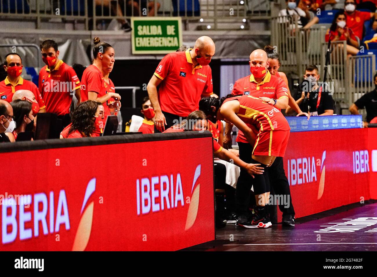 Malaga Spain 08th July 21 Cristina Ouvi A Seen Injured During Spain Vs France Friendly Match Of Female Basketball At Palacio De Los Deportes Jose Maria Martin Carpena Previous To Tokyo Olympic Malaga Spain 08th July 21 Cristina Ouvi A Seen Injured During Spain Vs France Friendly Match Of Female Basketball At Palacio De Los Deportes Jose Maria Martin Carpena Previous To Tokyo Olympic