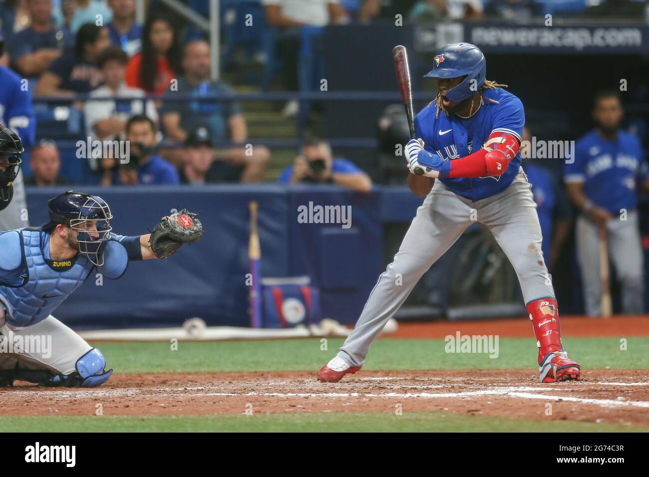 St. Petersburg, FL. USA; Toronto Blue Jays designated hitter Vladimir