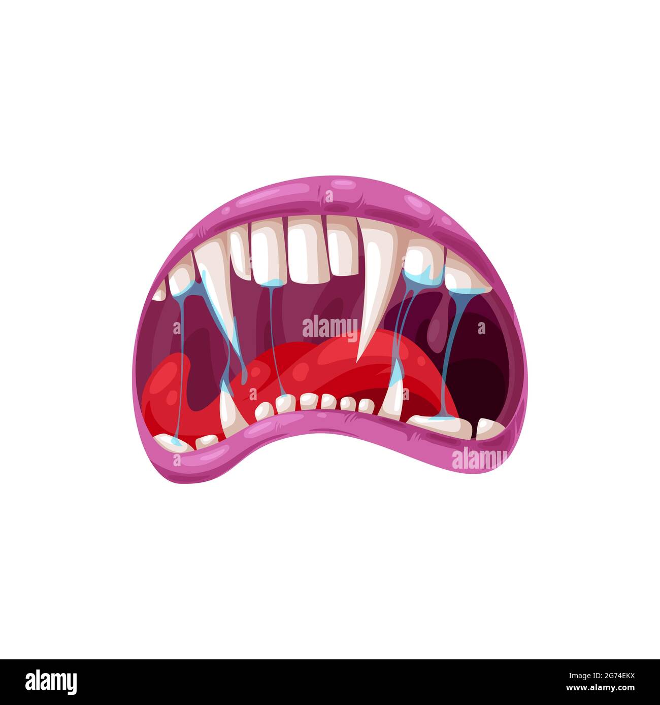 Vampire Fangs Stock Illustrations, Cliparts and Royalty Free Vampire Fangs  Vectors