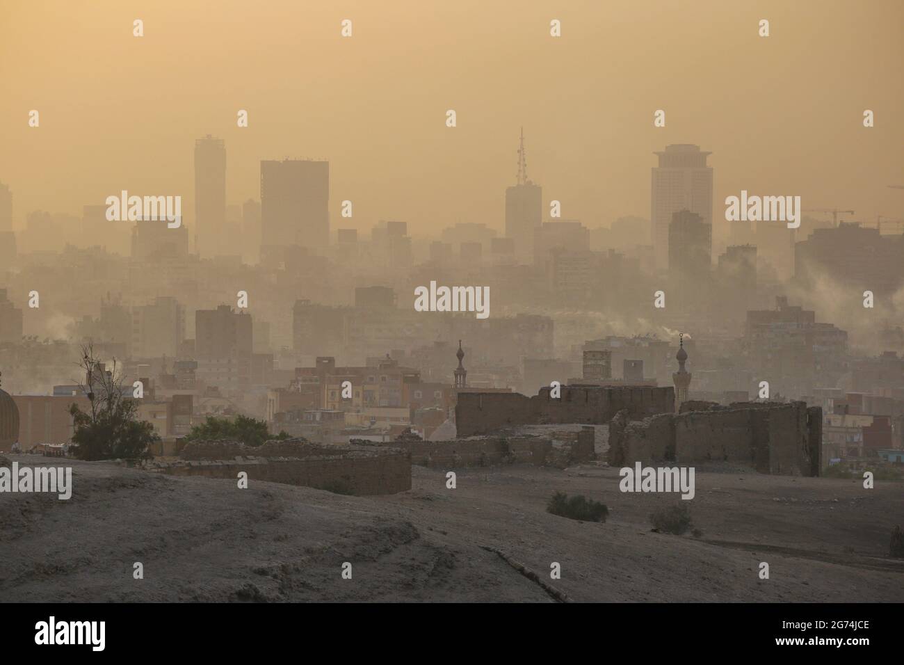 Egypt cairo air view hi-res stock photography and images - Alamy