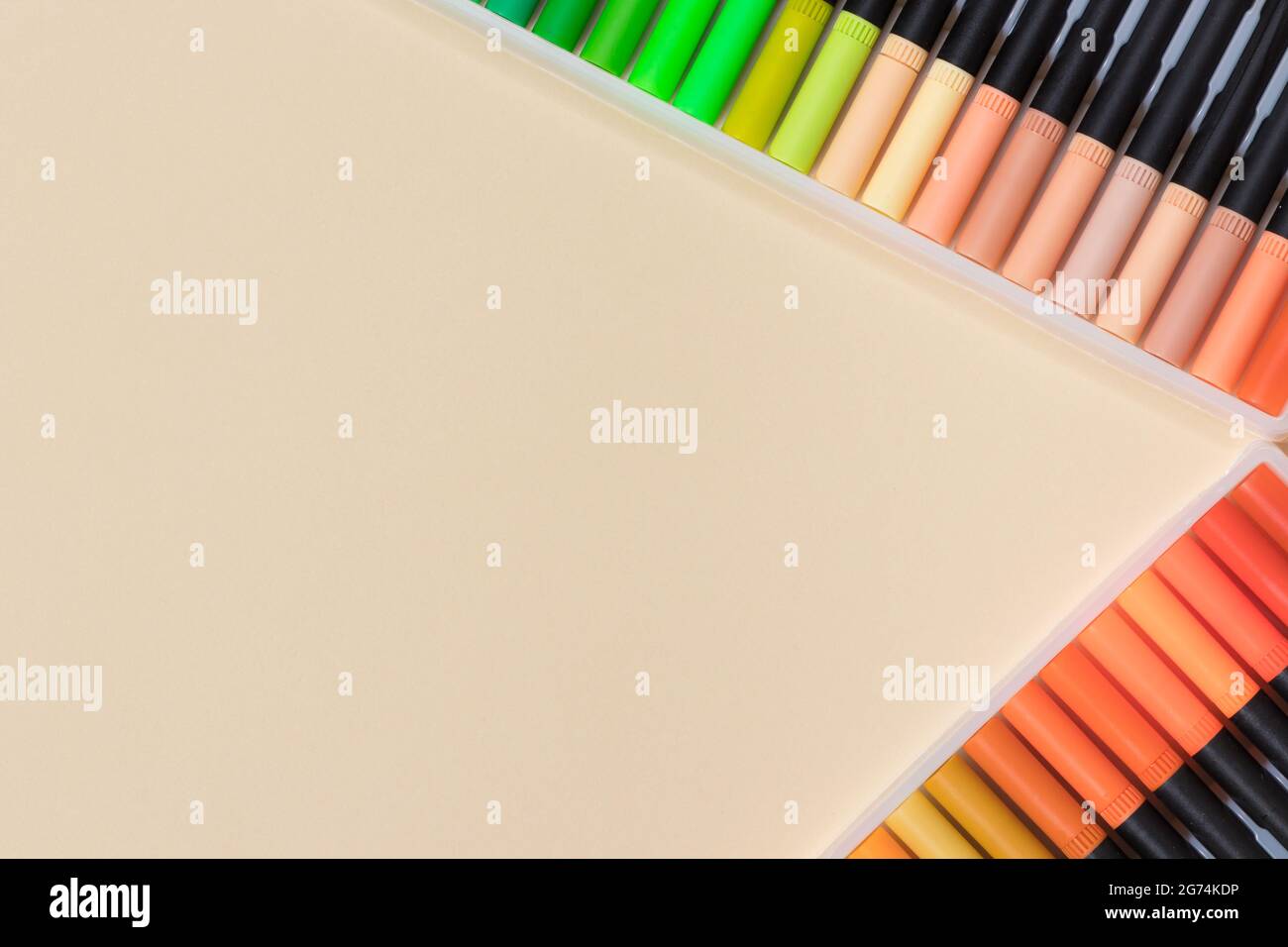 Colorful Pens Stationary Stock Photo - Download Image Now - Back