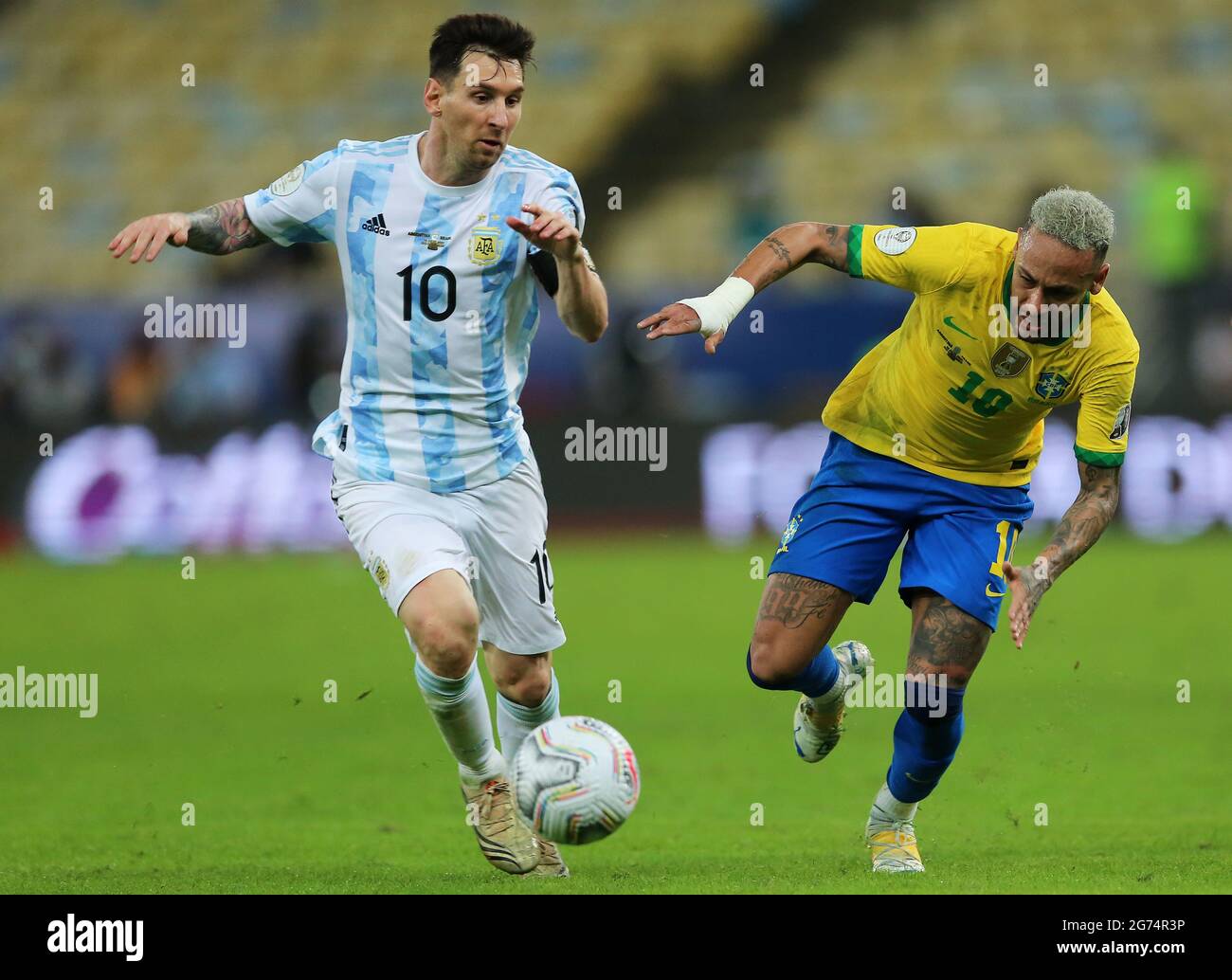 Gostaria que o Neymar ficasse até o final', diz Messi - @aredacao