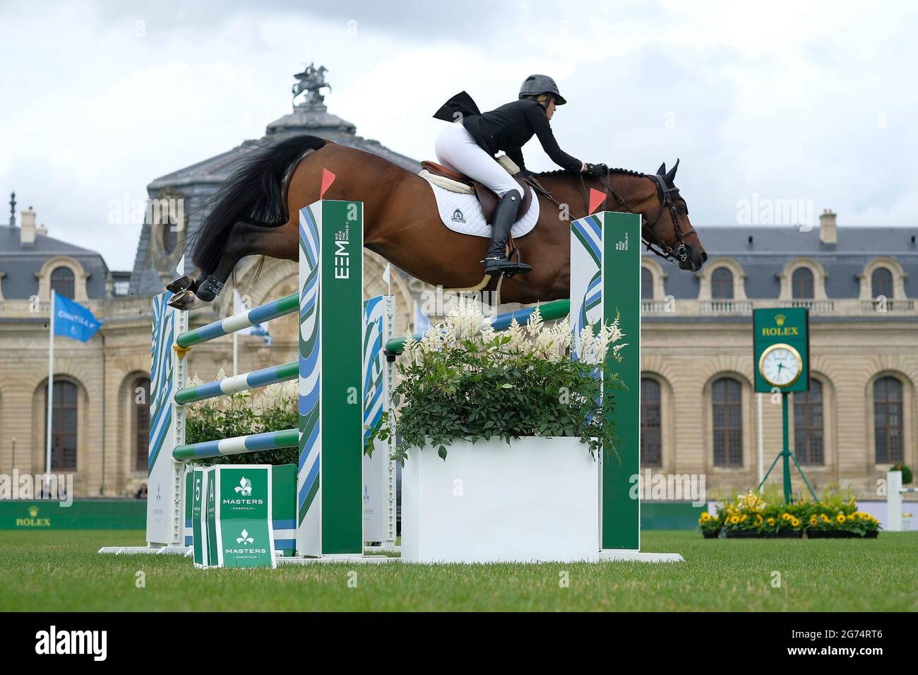 Tiffany Foster riding Brighton during the Masters Chantilly 2021, FEI