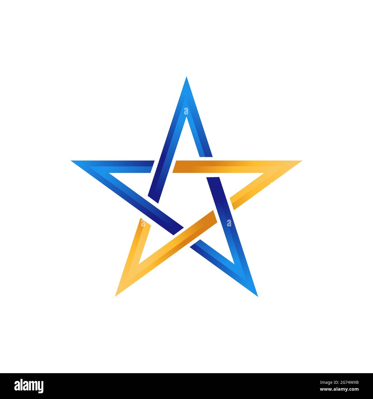 Abstract Star Logo icon Design Vector template. Simple and Elegant Star ...