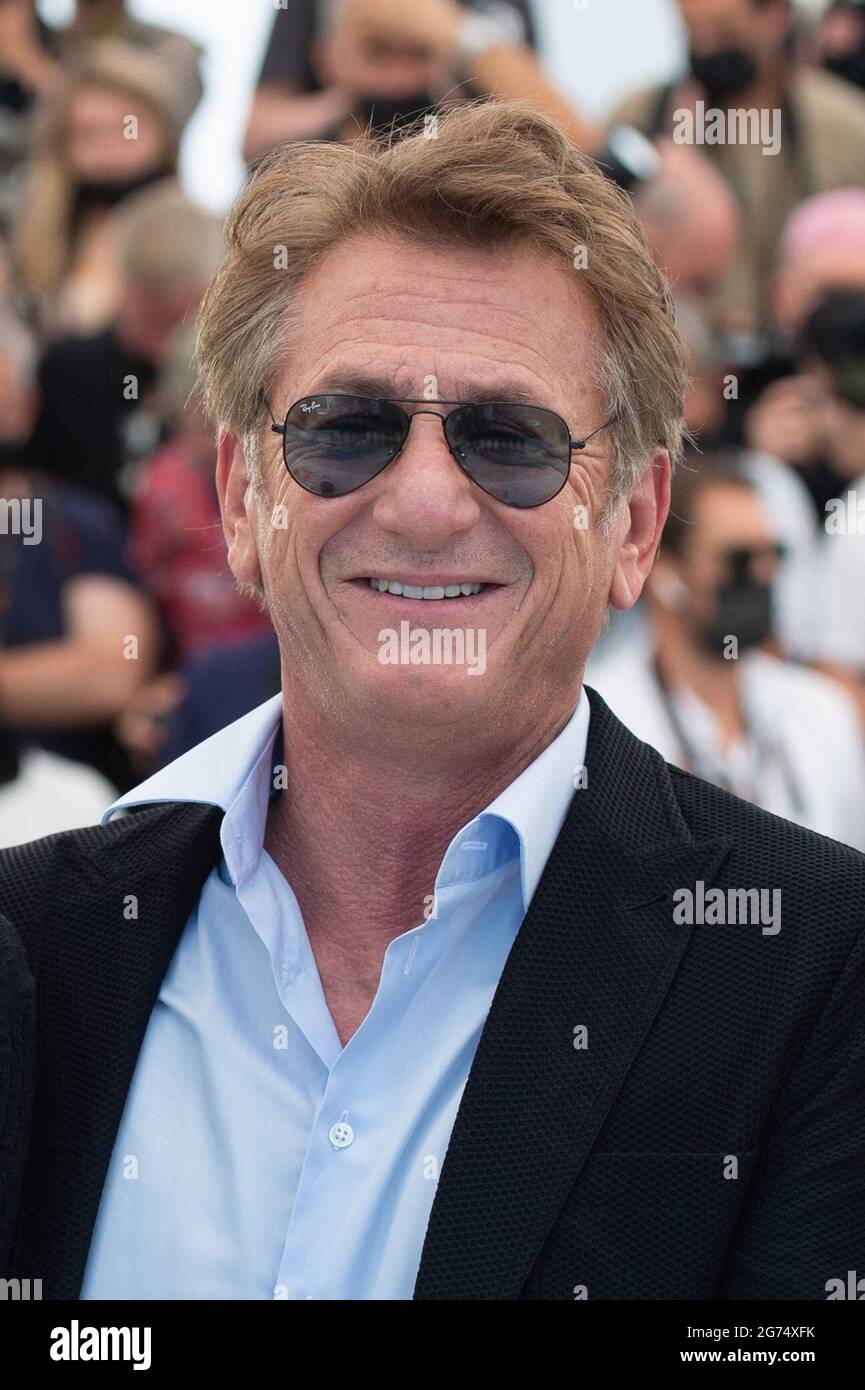 Sean Penn attending the Flag Day Photocall as part of the 74th Cannes International Film