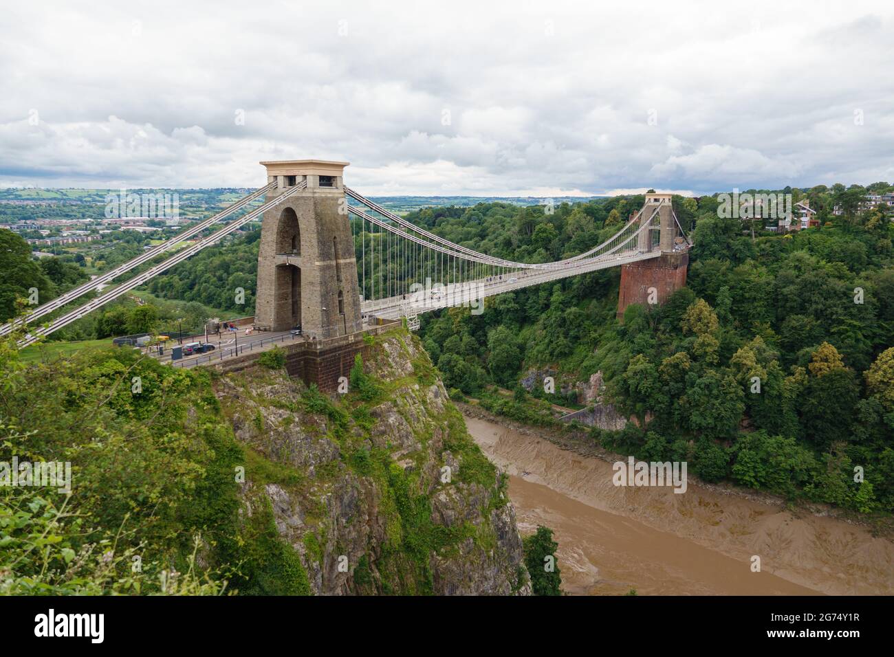 View Of The Isambard Kingdom Brunel Clifton Suspension Bridge In View Of The Isambard Kingdom Brunel Clifton Suspension Bridge In