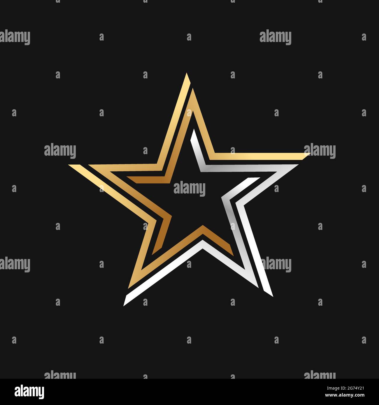 Abstract Star Logo icon Design Vector template. Simple and Elegant Star ...