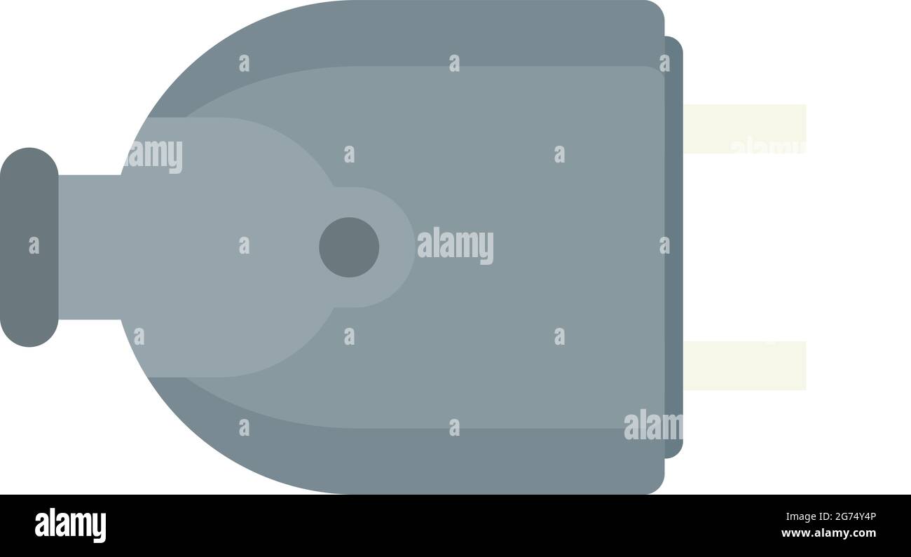 House electric plug icon flat isolated vector Stock Vector Image & Art ...