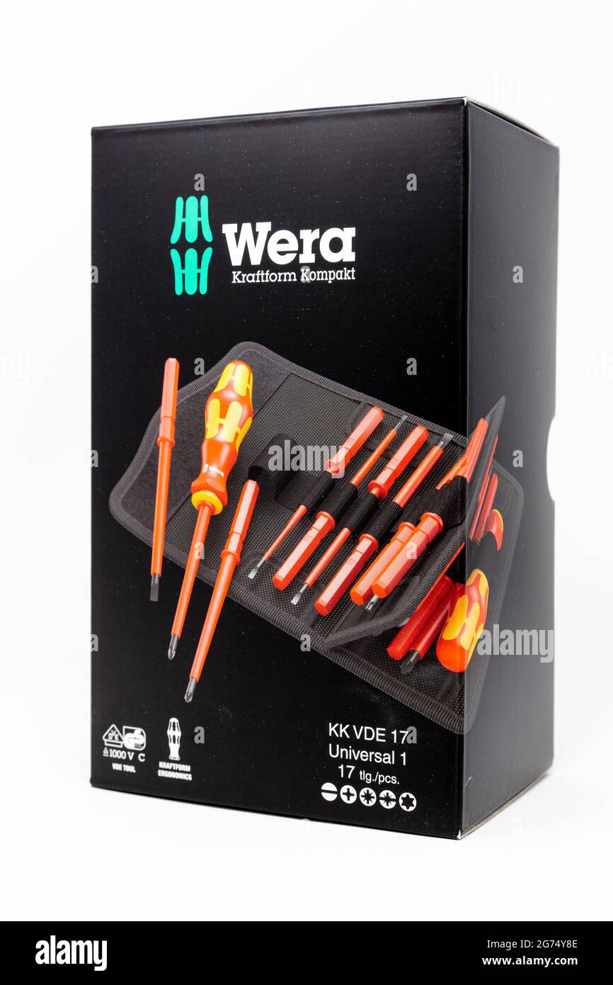 Wera Kraftform screwdrivers Stock Photo