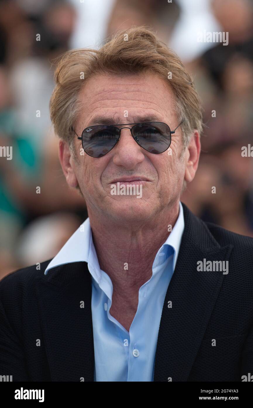 Sean Penn attending the Flag Day Photocall as part of the 74th Cannes International Film